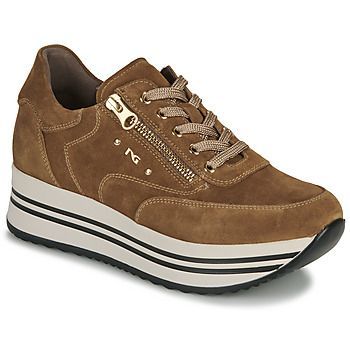MALTO  women's Shoes (Trainers) in Brown