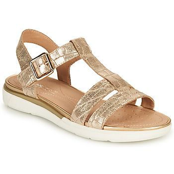 D SANDAL HIVER B  women's Sandals in Gold. Sizes available:3,5,7.5