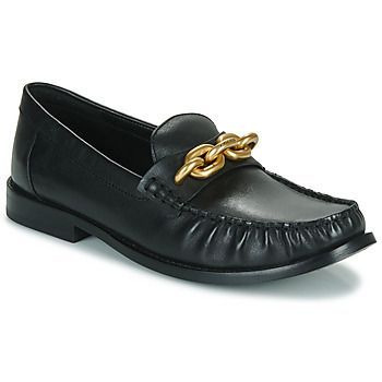 JESS LEATHER LOAFER  women's Loafers / Casual Shoes in Black