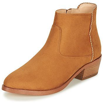 BELEN  women's Mid Boots in Brown. Sizes available:3.5,4,5,6,6.5,7.5