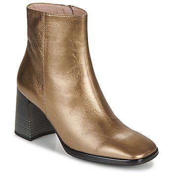 MONACO  women's Low Ankle Boots in Gold