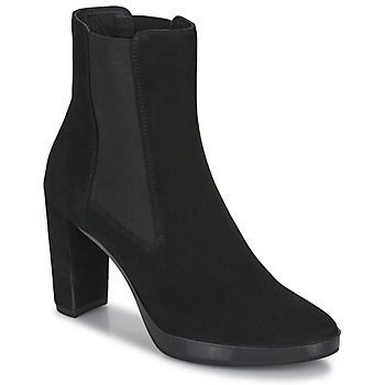 D WALK PLEASURE 85  women's Low Ankle Boots in Black