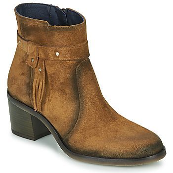 AMBRA  women's Low Ankle Boots in Brown. Sizes available:3.5,4,5.5,6.5,7.5,2.5