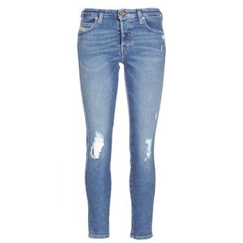 BABHILA  women's Skinny Jeans in Blue. Sizes available:US 28 / 32,US 32 / 32