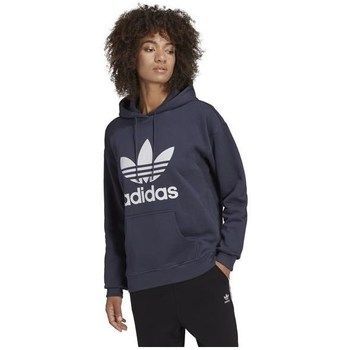 Originals Trefoil Hoodie  women's Sweatshirt in Marine