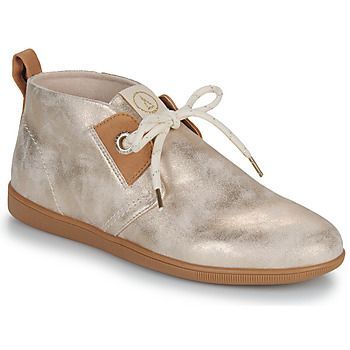 STONE MID CUT  women's Shoes (High-top Trainers) in Gold