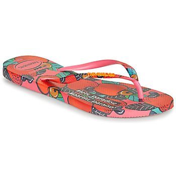SLIM SUMMER  women's Flip flops / Sandals (Shoes) in Pink