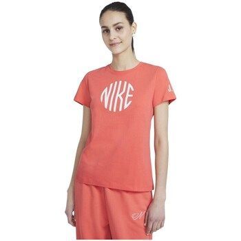Logo  women's T shirt in Orange