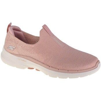 GO Walk 6  women's Shoes (Trainers) in Pink