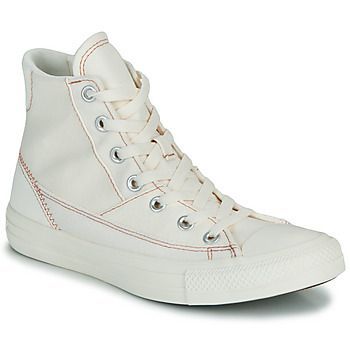 CHUCK TAYLOR ALL STAR PATCHWORK  women's Shoes (High-top Trainers) in White