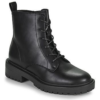 ONLBOLD-17 PU LACE UP BOOT  women's Mid Boots in Black