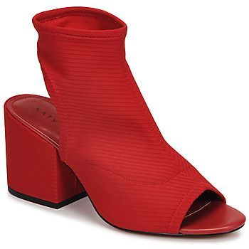 THE JOHANNA  women's Low Ankle Boots in Red