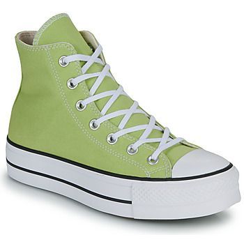 CHUCK TAYLOR ALL STAR LIFT PLATFORM SEASONAL COLOR  women's Shoes (High-top Trainers) in Green