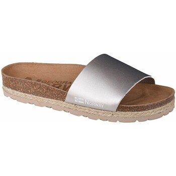 GNW2040626  women's Flip flops / Sandals (Shoes) in Silver