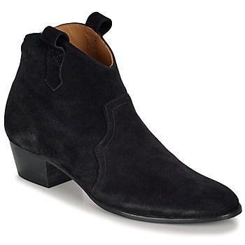 HARPER  women's Low Ankle Boots in Black. Sizes available:5
