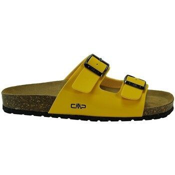 3Q91016R633  women's Flip flops / Sandals (Shoes) in Yellow