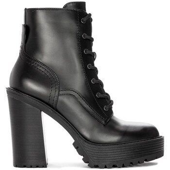 FL7KLSLEA10  women's Low Ankle Boots in Black
