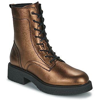 MIRA LACE BOOT  women's Mid Boots in Gold