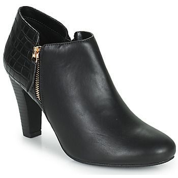 PERRINE  women's Low Ankle Boots in Black