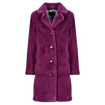 CYBER  women's Coat in Purple