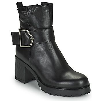 PIRLOU  women's Mid Boots in Black