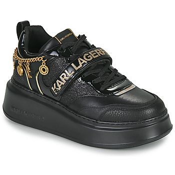 ANAKAPRI Karl Charms Lo Lace  women's Shoes (Trainers) in Black