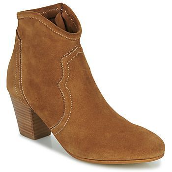 TEELIN  women's Low Ankle Boots in Brown