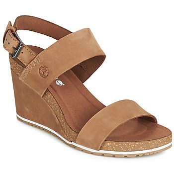 CAPRI SUNSET WEDGE  women's Sandals in Brown. Sizes available:5,6,7,4,6,7,7.5