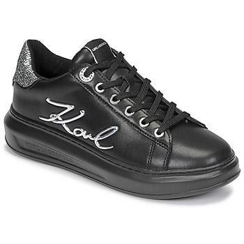 KAPRI Signia Lace Lthr  women's Shoes (Trainers) in Black