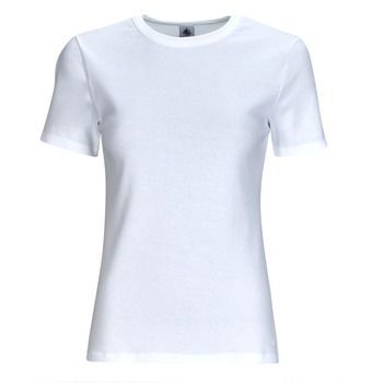 MC COL ROND  women's T shirt in White