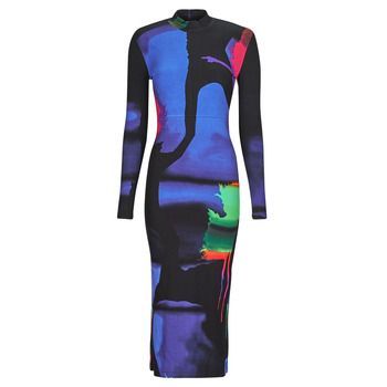HOLOGRAM - LACROIX  women's Long Dress in Multicolour