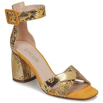 JEZI  women's Sandals in Yellow. Sizes available:5.5,7.5,8,3