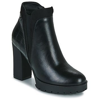 170926  women's Low Ankle Boots in Black