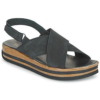 ZEGA  women's Sandals in Black. Sizes available:3.5,5.5