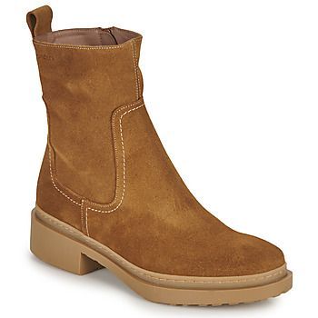 B-9201  women's Mid Boots in Brown