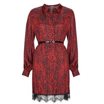 MF3044  women's Dress in Bordeaux