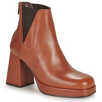 ALSTROMERIA  women's Low Ankle Boots in Brown