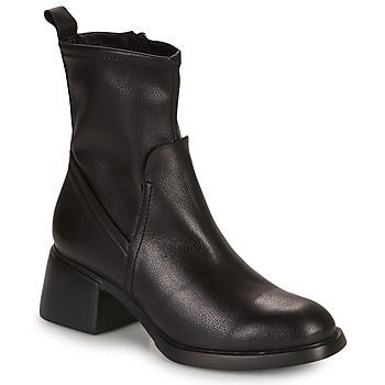 G-6122  women's Low Ankle Boots in Black