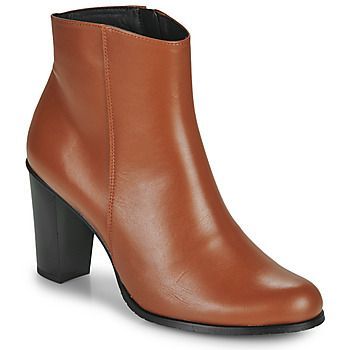 JOTTA  women's Low Ankle Boots in Brown
