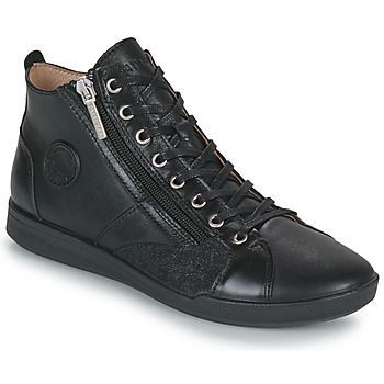 PALME/MIX  women's Shoes (High-top Trainers) in Black
