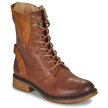 RIVVA  women's Mid Boots in Brown