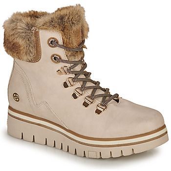 47UL303  women's Mid Boots in Beige