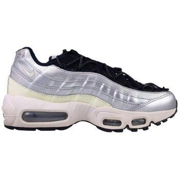 Air Max 95 Metallic Silver Alabaster  women's Shoes (Trainers) in Silver