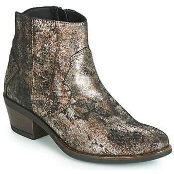 FLO  women's Mid Boots in Brown. Sizes available:3.5,4,5,5.5