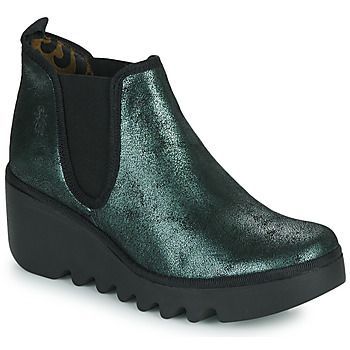BYNE  women's Mid Boots in Green
