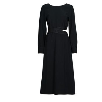 Dedaga  women's Long Dress in Black