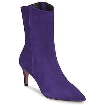EMMY  women's Low Ankle Boots in Purple