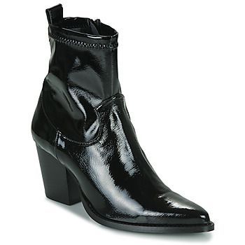 LAILA  women's Low Ankle Boots in Black