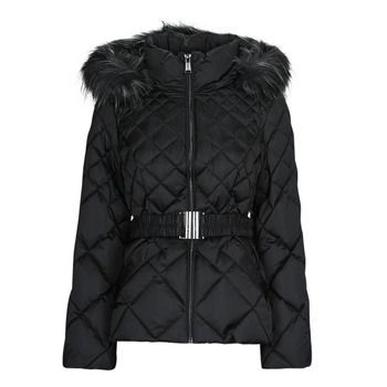 OLGA SHORT REAL DOWN  women's Jacket in Black