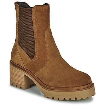 BILOU  women's Low Ankle Boots in Brown